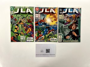 3 JLA DC Comic Books# 37 38 39 Batman Superman Robin Joker Static Flash 56 JS14