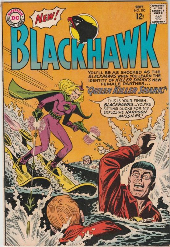 Blackhawk #200 (Sep-64) NM- High-Grade Black Hawk, Chop Chop, Olaf, Pierre,Ch...