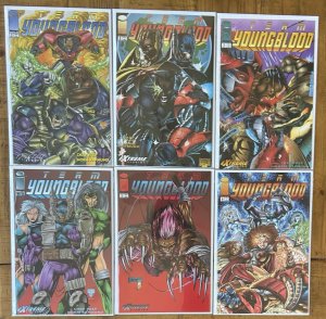 Team Youngblood #1,2,3,4,5,6 NM Lot Image Comics Liefeld 1993