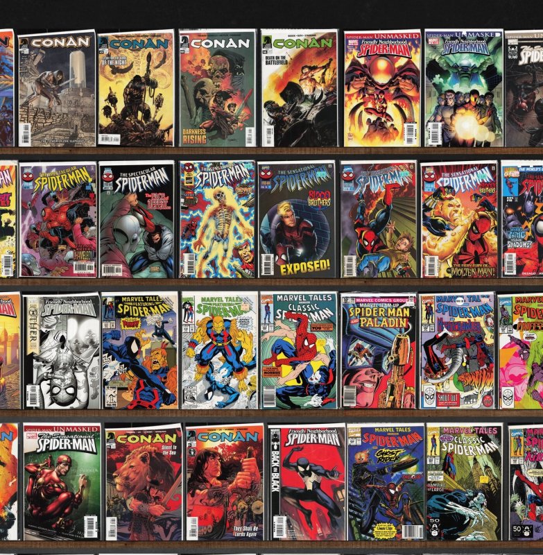 Huge Lot 150+ Comics with Marvel Tales, The Sensational Spider-Man & More!