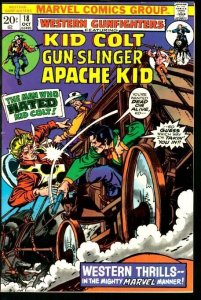 WESTERN GUNFIGHTERS #18-KID COLT/APACHE KID/ETC VF