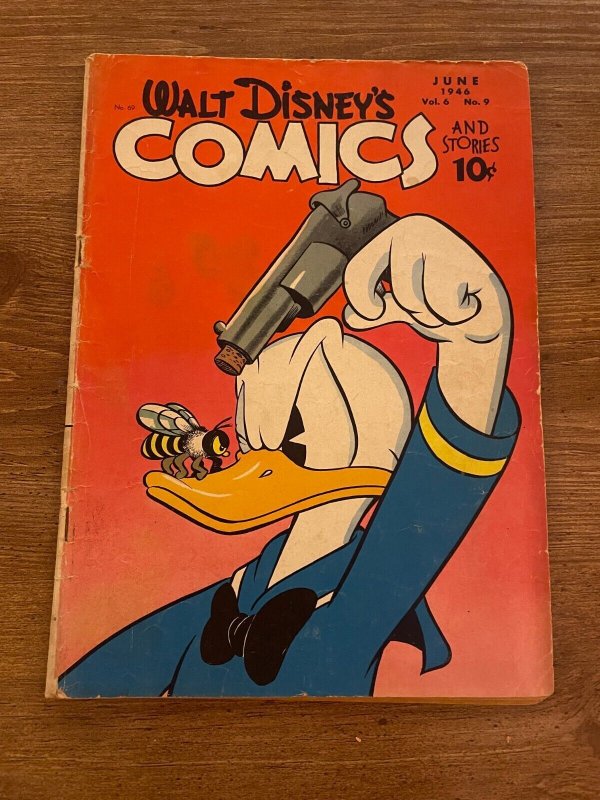 Walt Disney's Comics & Stories #69 FN- Dell Golden Age Comic Book Barks Cov J930