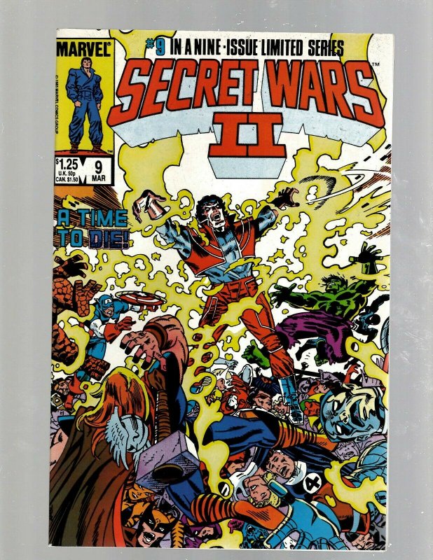 12 Comics Secret Wars II 1 2 3 4 5 6 7 8 9 Shadowmasters 1 1 Spider-Man 1 SB1