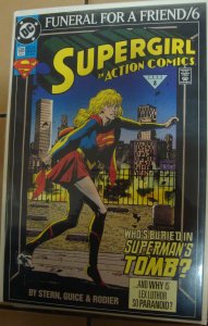 Action Comics #686 1st Print Funeral for a Friend, Part 6 Butch Guice Cover/Art