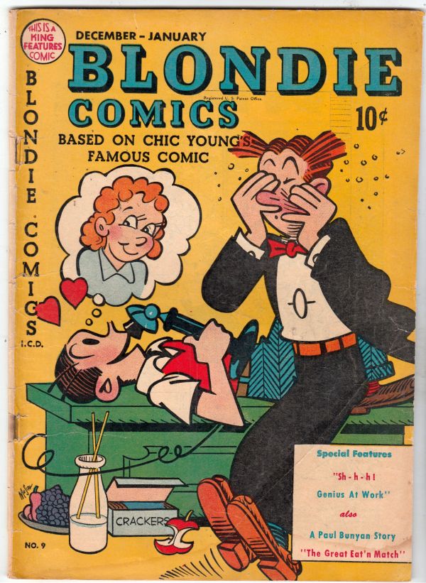 Blondie #9 (Jan-48) VG Affordable-Grade Blondie and Dagwood Bumstead | Comic  Books - Golden Age, Cartoon Character / HipComic