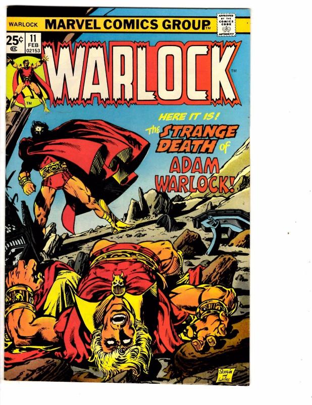 Warlock # 11 VF/NM Marvel Comic Book Thanos Jim Starlin Avengers Guardians J149