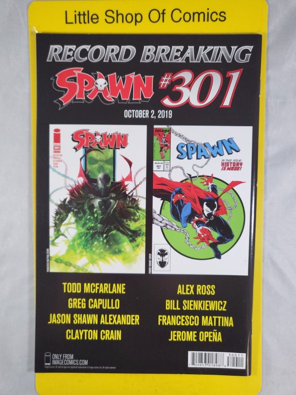 Spawn #300 Todd McFarlane 2019 Image Comics Homage Amazing Spider-Man Parody