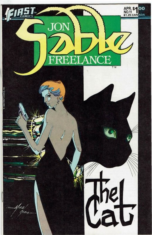 Jon Sable, Freelance #11 (1983 v1) First Comics Mike Grell NM-
