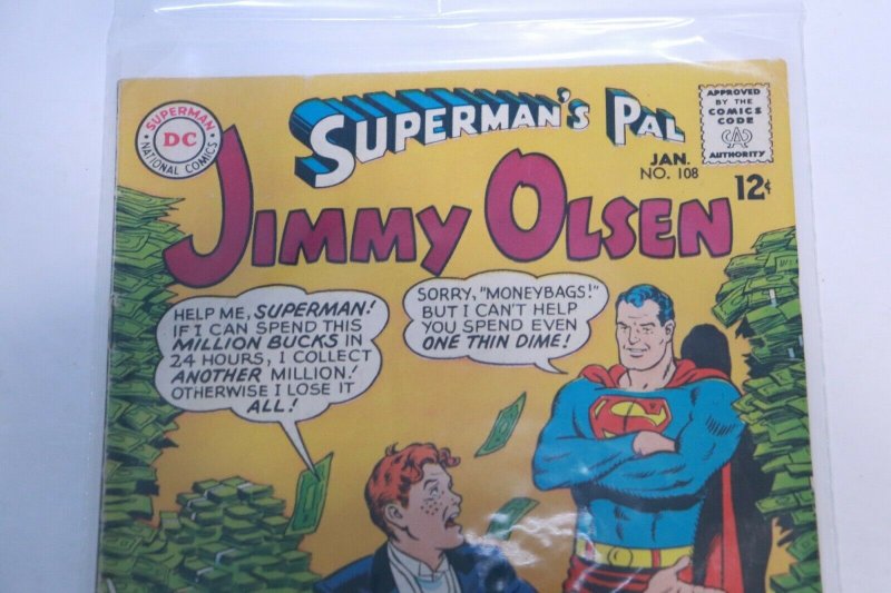 Superman's Pal Jimmy Olsen #108 1968 DC Comics