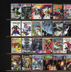 Huge Lot 150+ Comics with Deathlok, Silver Surfer & More!