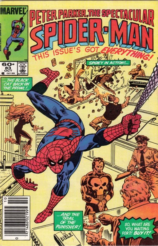Spider-Man, Peter Parker Spectacular #83 (Oct-84) NM Super-High-Grade Spider-Man