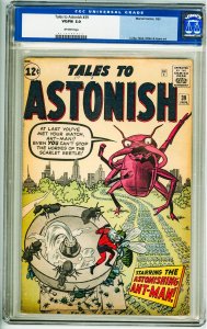 Tales to Astonish #39 (1963) CGC 5.0! OW Pages!