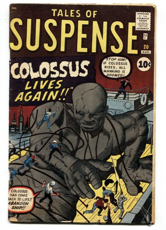 Tales of Suspense #20 1961- Pre Hero Marvel- Kirby-COLOSSUS  comic book