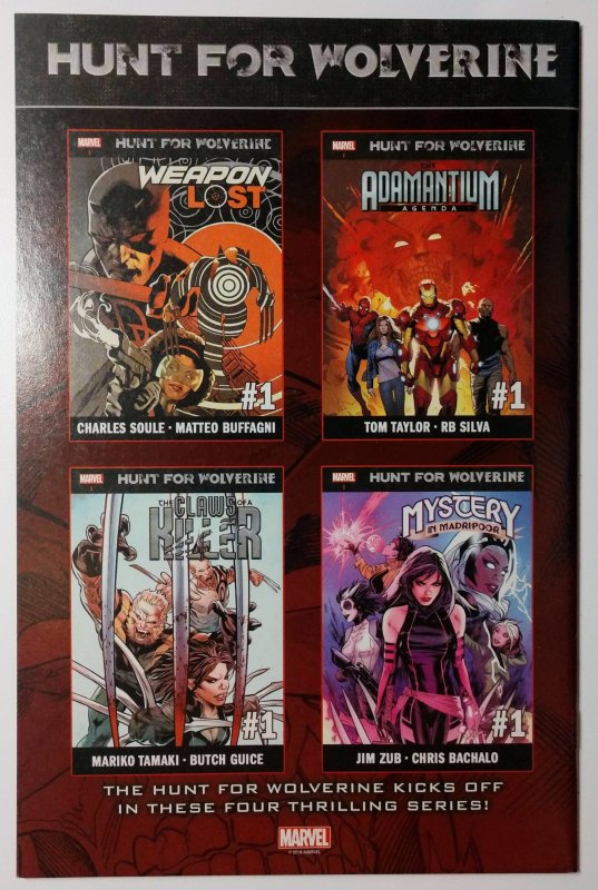 Hunt For Wolverine #1 (1:50)(9.6, 2018) Mike Deodato Jr. Variant