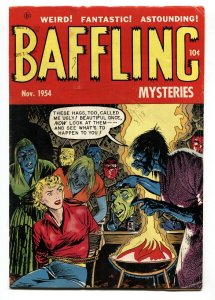Baffling Mysteries #23 1954-Golden Age horror- Werewolf- Bound Woman cover VG/FN