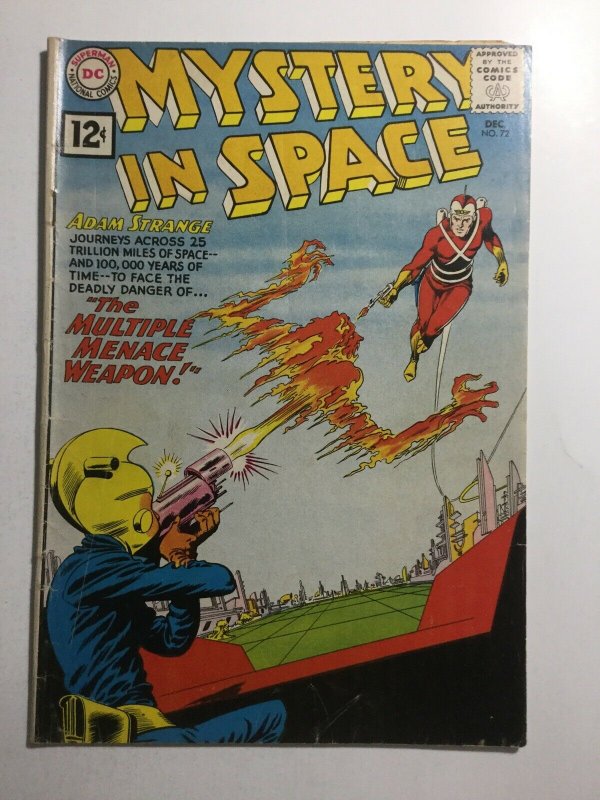 Mystery In Space 72 Vg Very Good 4.0 DC Comics