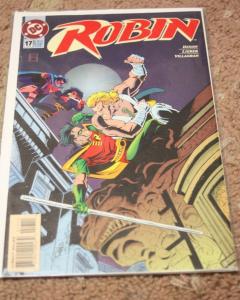 Robin # 17 (Jun 1995, DC) batman huntress king snake 