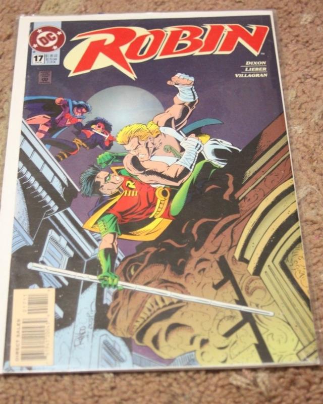 Robin # 17 (Jun 1995, DC) batman huntress king snake 