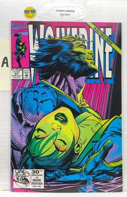 Wolverine #57 (1992) NM -key Death of Mariko Yashida