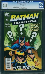 Batman Confidential #21 (2008) CGC 9.6 NM+