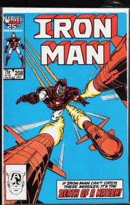 Iron Man #208 Direct Edition (1986) Iron Man