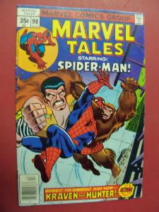 MARVEL TALES - SPIDER-MAN #90 VERY FINE (8.0) OR BETTER 1978