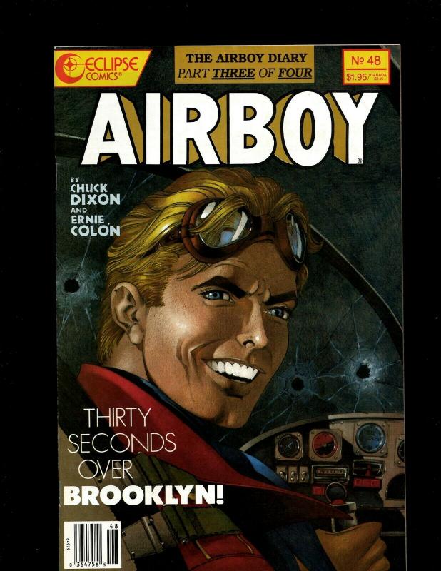 Lot of 12 Airboy Eclipse Comics Comic Books #38-48, Airboy Meets Prowler #1 JF21