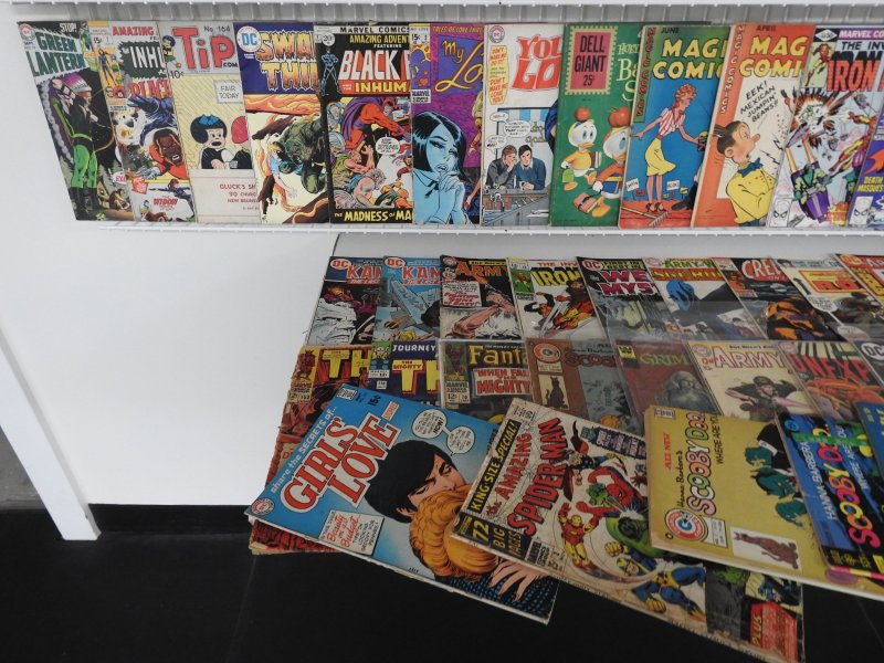 Huge Lot 170+ Silver/Bronze Comics W/ Daredevil, Iron Man, Thor, +More! See Desc
