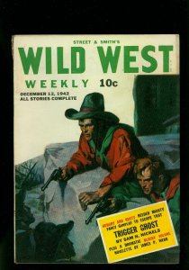 Wild West Weekly Pulp December 12 1942- Tigger Ghost - Blacky Solone -FN