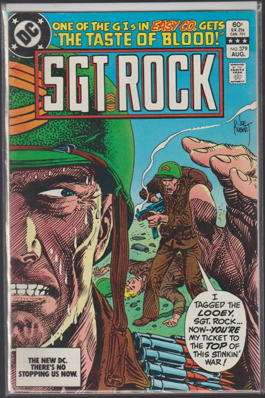 THE TASTE OF BLOOD SGT. ROCK #379 DC WAR COMIC - 1979