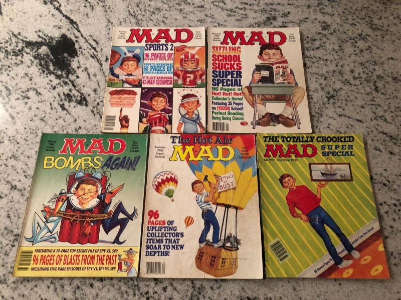 5 Mad Magazines Super Specials Fall 87' Summer 88' 89' Winter 88' Spring 90' JW1