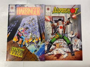 8 VALIANT comic books Rai Future Force Shadow Hawk II Harbinger 21 KM39