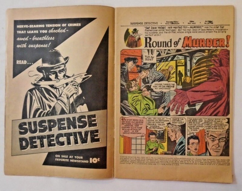 Suspense Detective #3 vgf