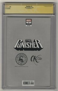 Punisher #1 - CGC 9.8 - Signature Series - 2018 - Clayton Crain Variant!