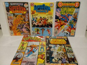 SUPERMAN-TEAM #7, 9 + SUPERMAN FAMILY #175, 190 + SUPERBOY #10 - FREE SHIPPING