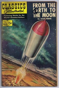 ORIGINAL Vintage Classics Illustrate​d #105 From the Earth to the Moon