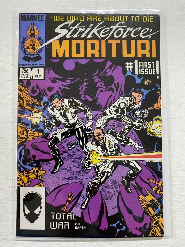 Strikeforce Morituri #1 Marvel 8.0 VF (1986) Direct