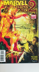 ZOMBIES #2 SIGNED BY ARTHUR SUYDAM MARVEL COMICS 2008 EB201