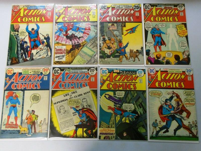 Early Bronze Age Action Comics Lot From:#384-447, 48 Diff. Avg 4.0 VG (1970-75)