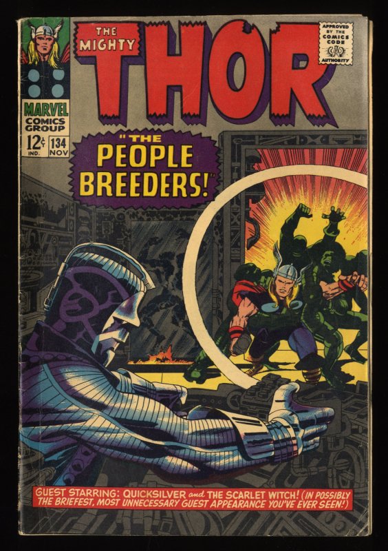 Thor #134 VG 4.0 Marvel Comics 1st High Evolutionary!