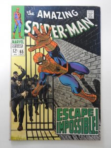 The Amazing Spider-Man #65 (1968) GD/VG Condition moisture damage