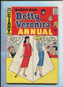 ARCHIE'S GIRLS BETTY AND VERONICA ANNUAL #7 (5.0) GIANT SIZE!