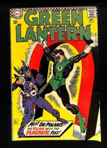 Green Lantern #47 Dr. Polaris Villain With Magnetic Fist!