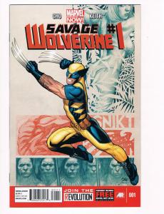 Savage Wolverine # 1 Marvel NOW Comic Book HI-RES Scans Frank Cho 1st Print WOW