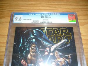 Star Wars #1 CGC 9.6 marvel comics - j. scott campbell variant (1:50) 2015 new 