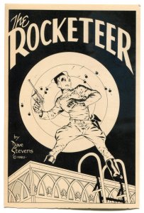 DAVE STEVENS Postcards, 1 of ea, ROCKETEER, BETTIE PAGE, 1982 1984, 3 total