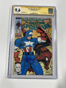 AMAZING SPIDER-MAN 323 CGC 9.6 WHITE PAGES SS SIGNED TODD MCFARLANE MARVEL 1989