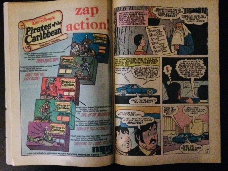 Shazam #4 1973 FN- Original Captain Marvel Mirrors That Revealed The Future