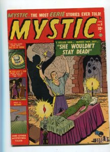 Mystic 6 VG+ Pre-Code Basil Woverton Horror