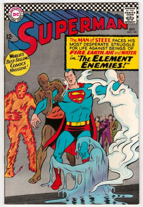 Superman #190 (Oct-66) VF/NM High-Grade Superman, Jimmy Olsen,Lois Lane, Lana...